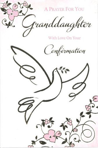 Picture of GRANDDAUGHTER CONFIRMATION DAY WISH CARD